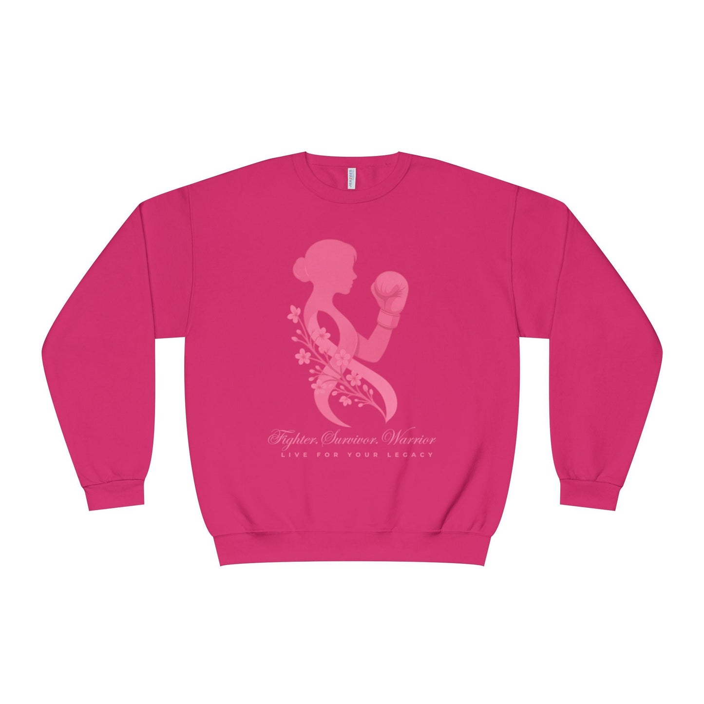 Fighter. Survivor. Warrior | Breast Cancer Sweatshirt/Sweater
