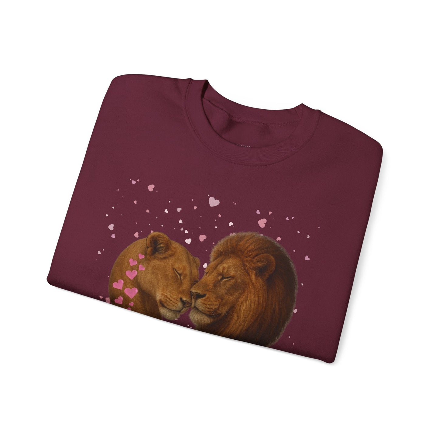 Lion Hearts - Love, Infiniti Unisex Crewneck Sweater