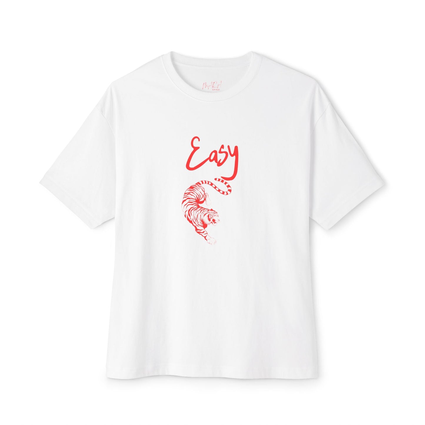 Easy TIGER Boxy Tee, Oversized T-shirt