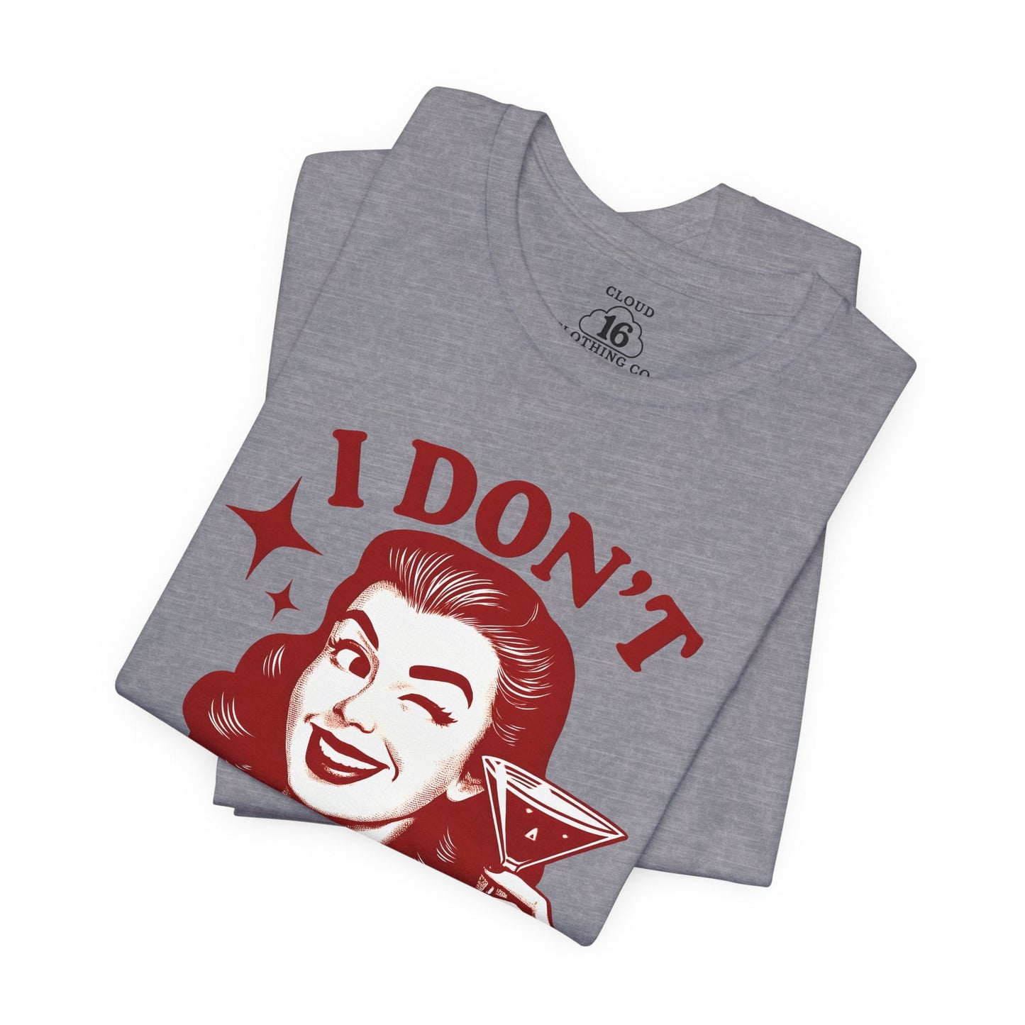 I Don't Care Retro Graphic T-Shirt – Unisex Vintage Style