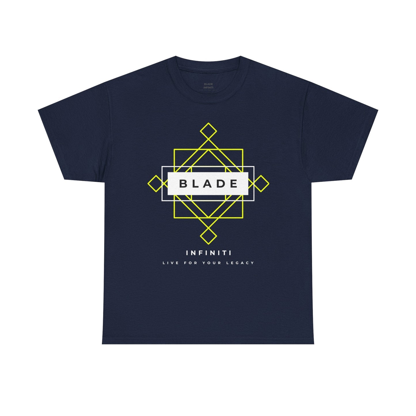 Geometric Infiniti Neon Green/White Ombre T-Shirt