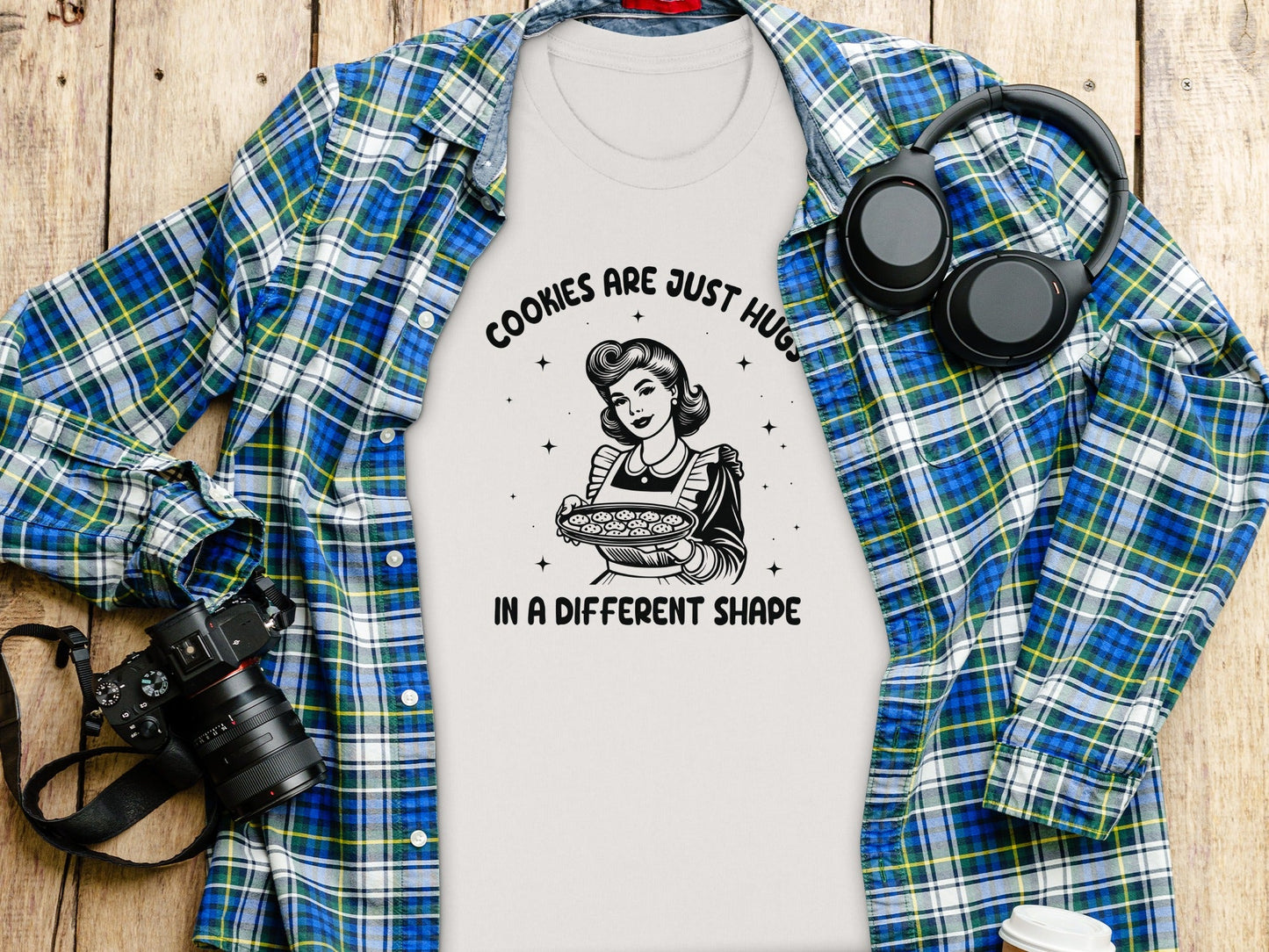 Cookies Are Just Hugs In A Different Shape Graphic T-Shirt