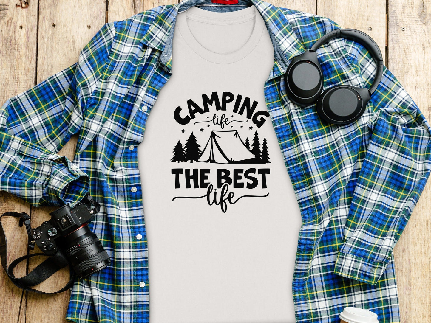 Camping Life The Best Life Outdoor Adventure T-Shirt