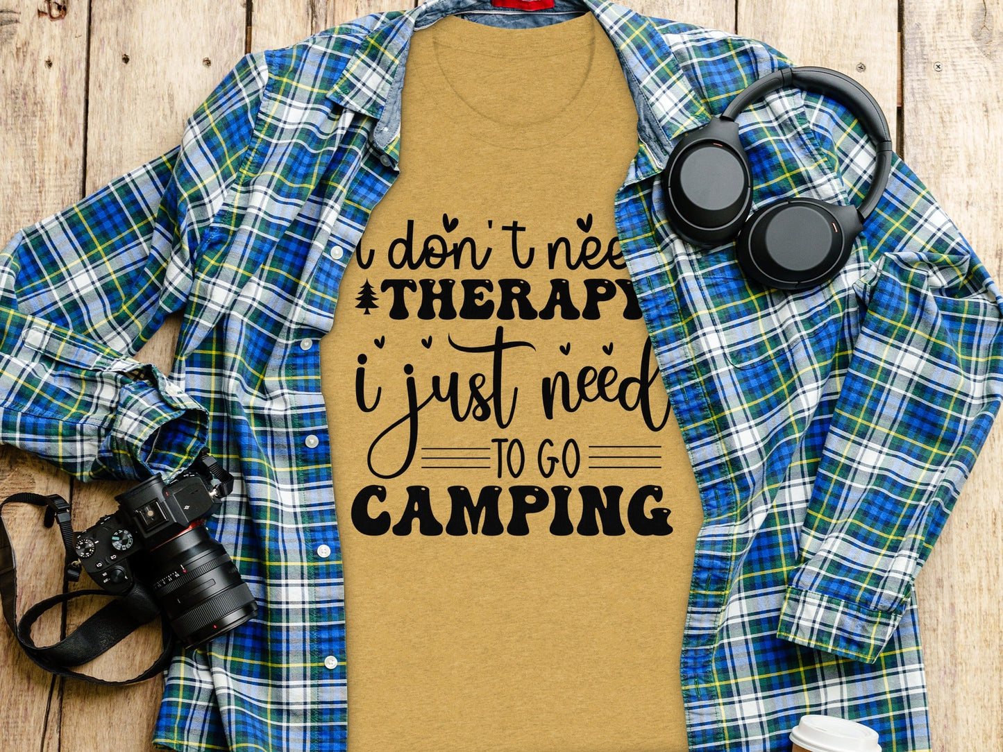 I Don't Need Therapy Just Camping Adventure T-Shirt