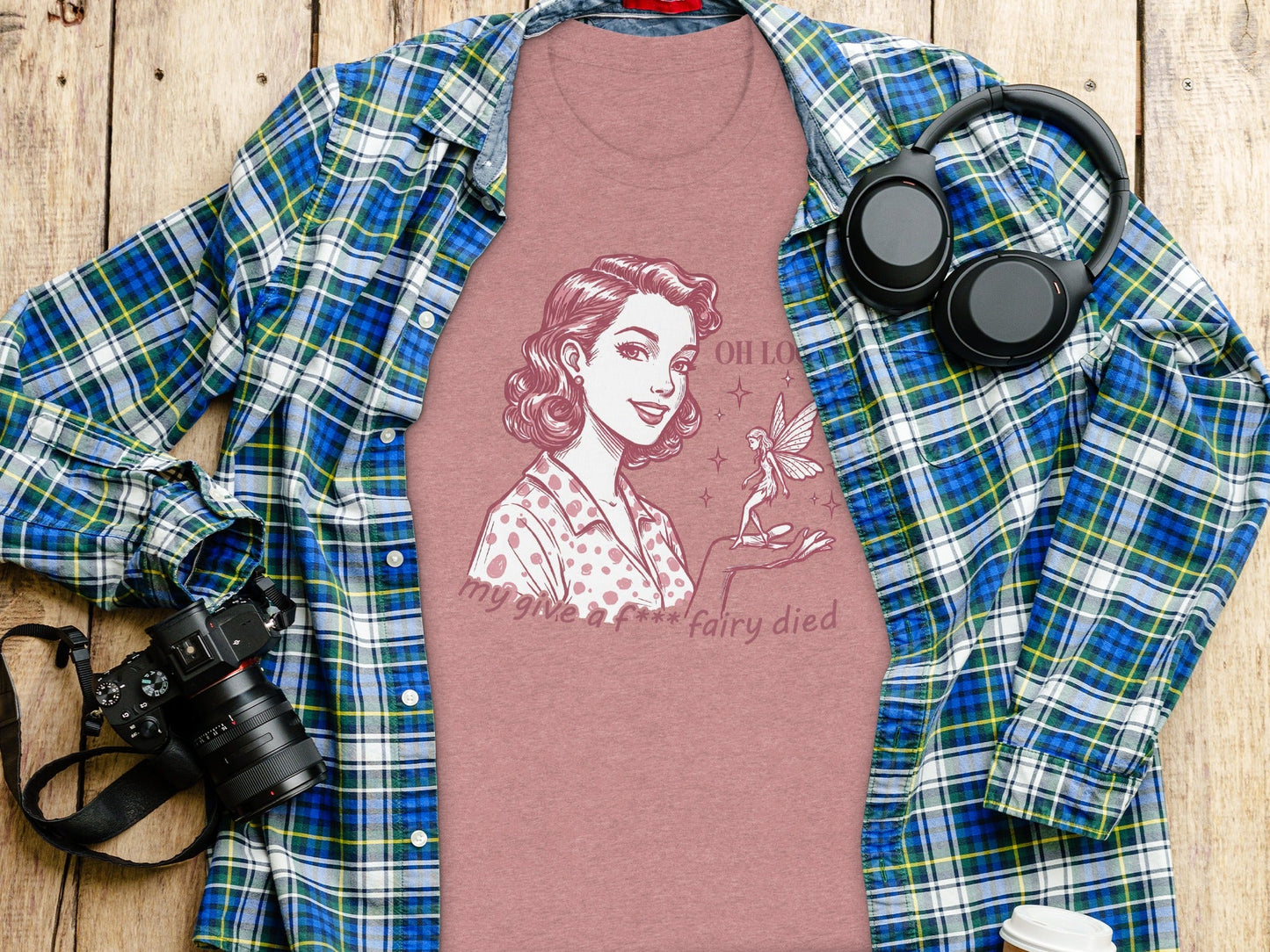 My Give A F Fairy Died Funny Attitude Graphic T-Shirt
