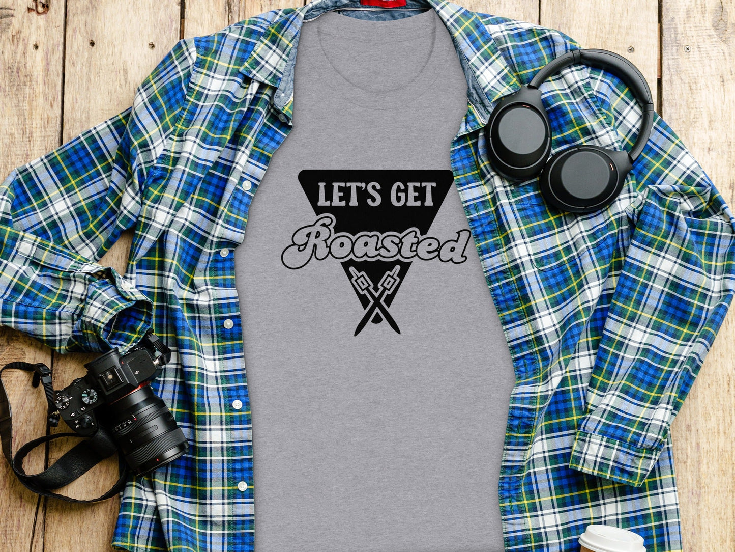 Let's Get Roasted Marshmallow Roasting Sticks T-Shirt