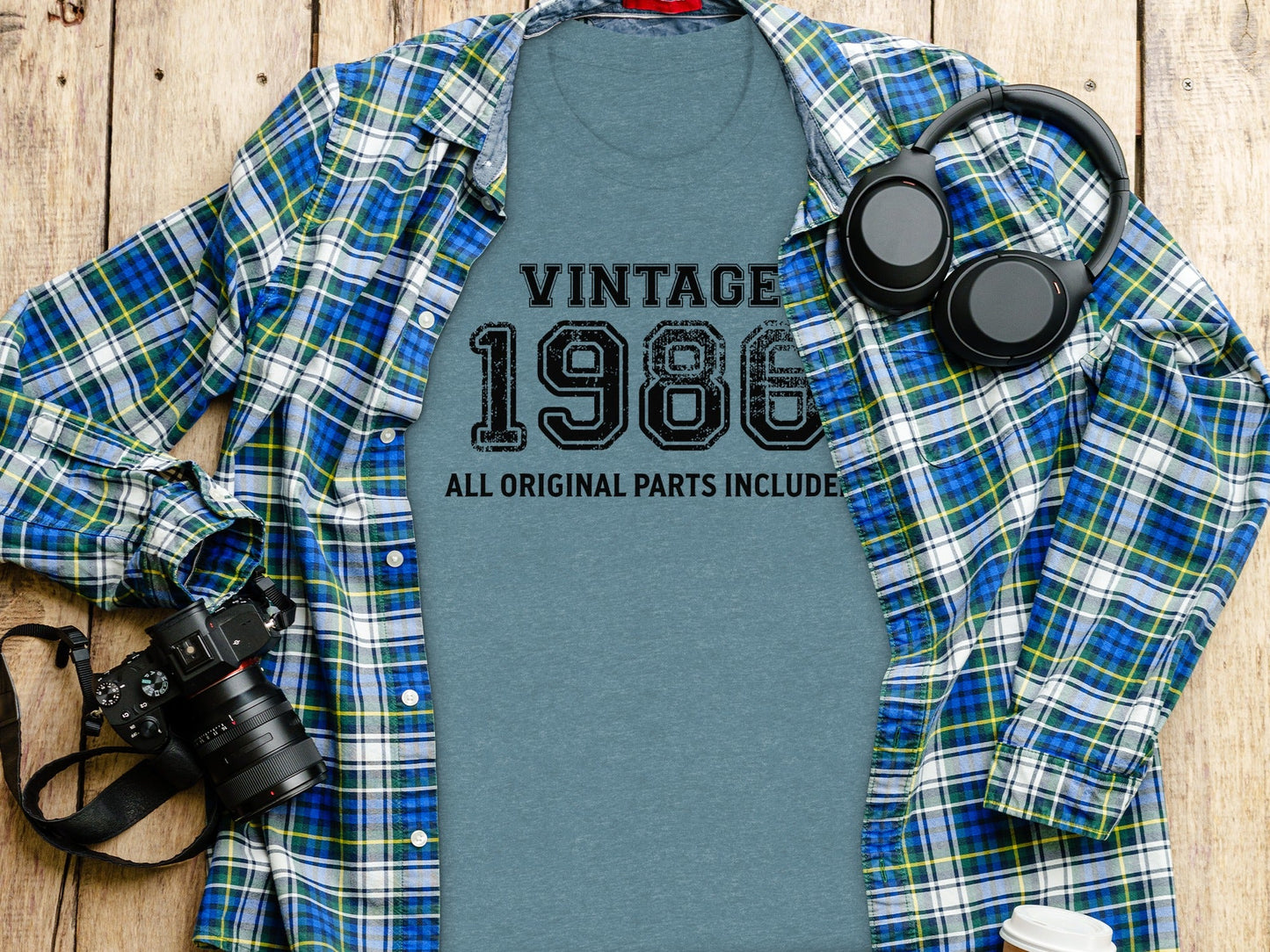 Vintage 1986 All Original Parts Included Birthday T-Shirt