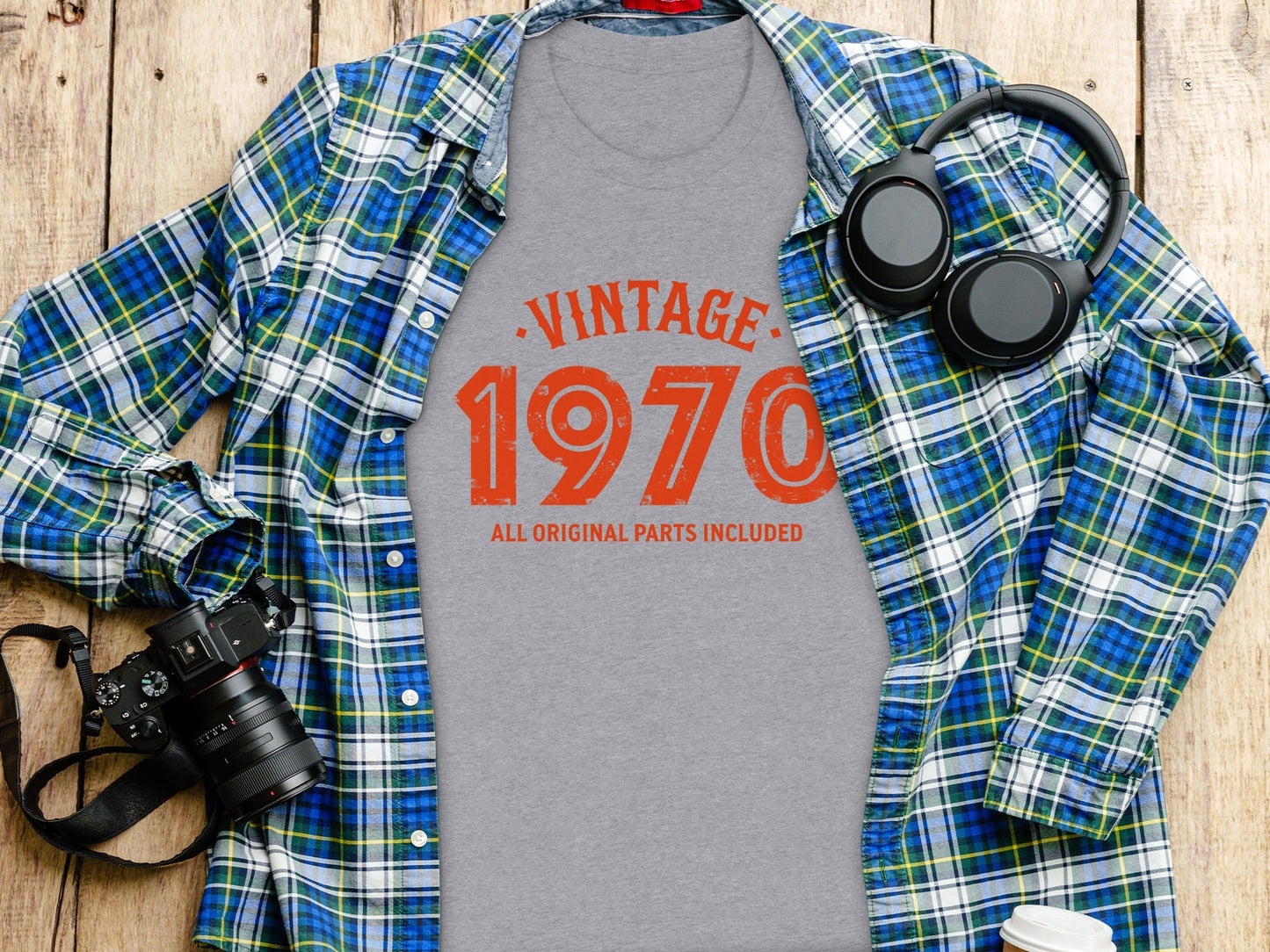 Vintage 1970 All Original Parts Included Birthday T-Shirt