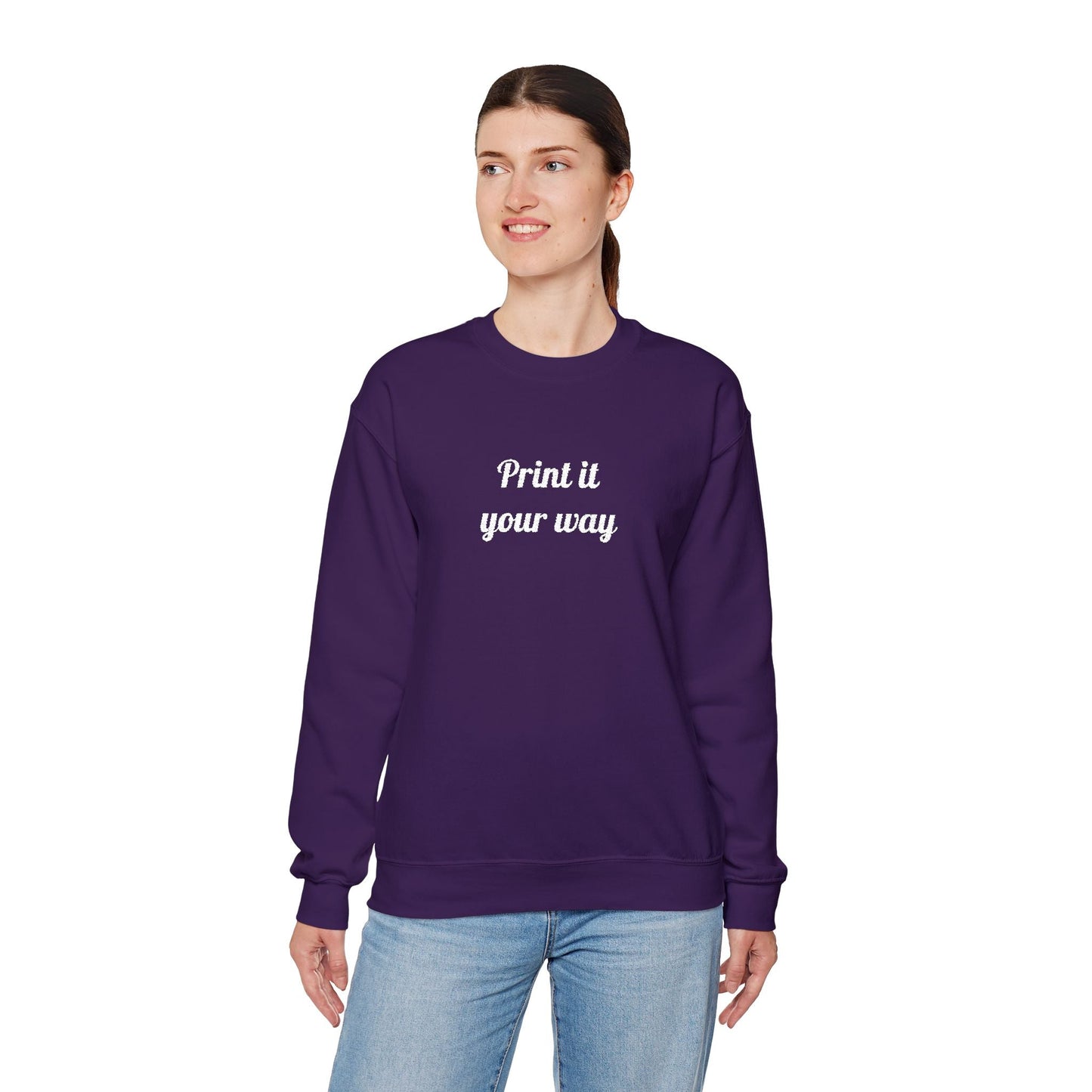 Embroidery Personalization - Unisex Crewneck Sweater (Make It Yours)