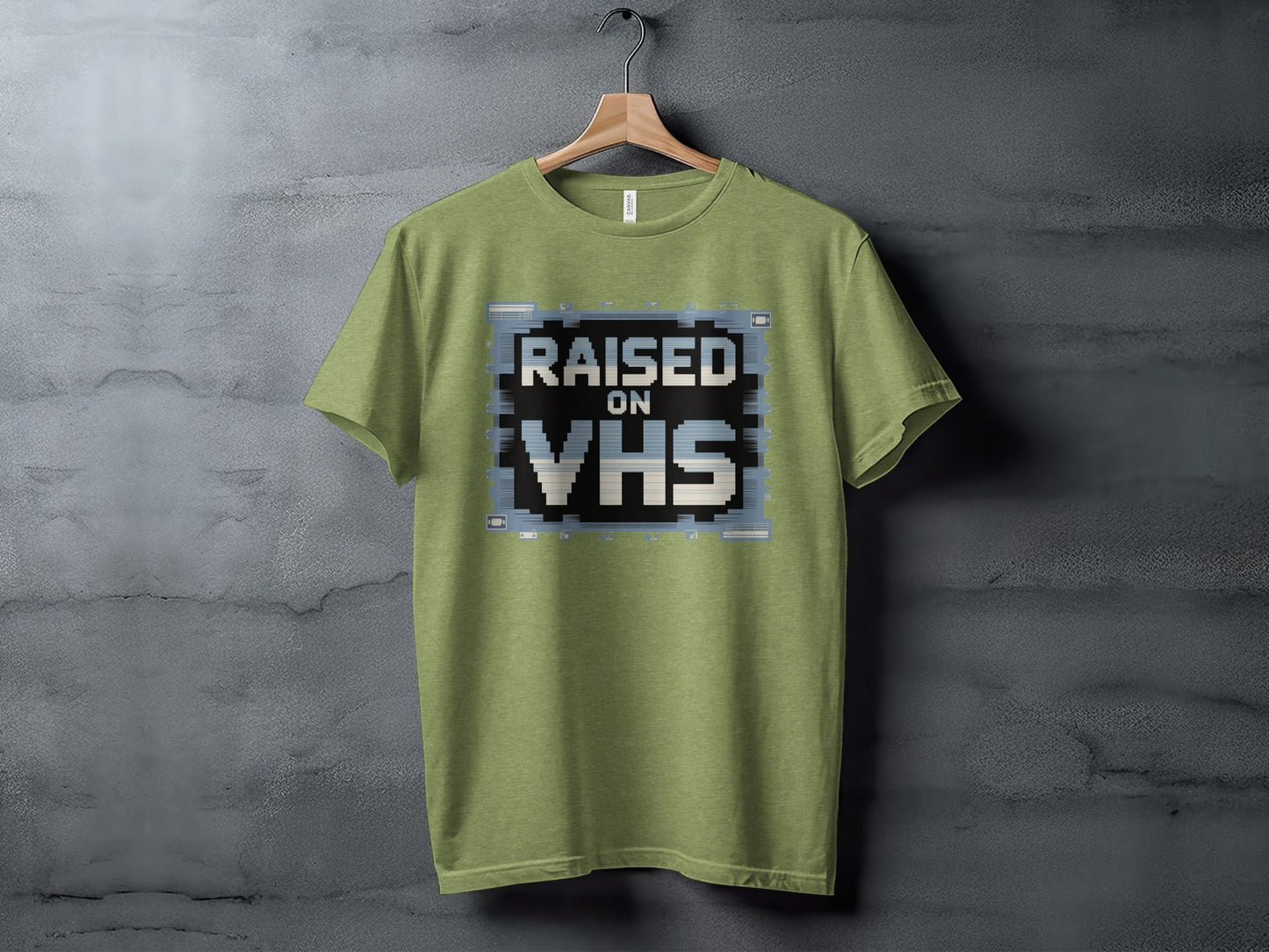 Raised on VHS Cassette Retro Design Cool T-Shirt