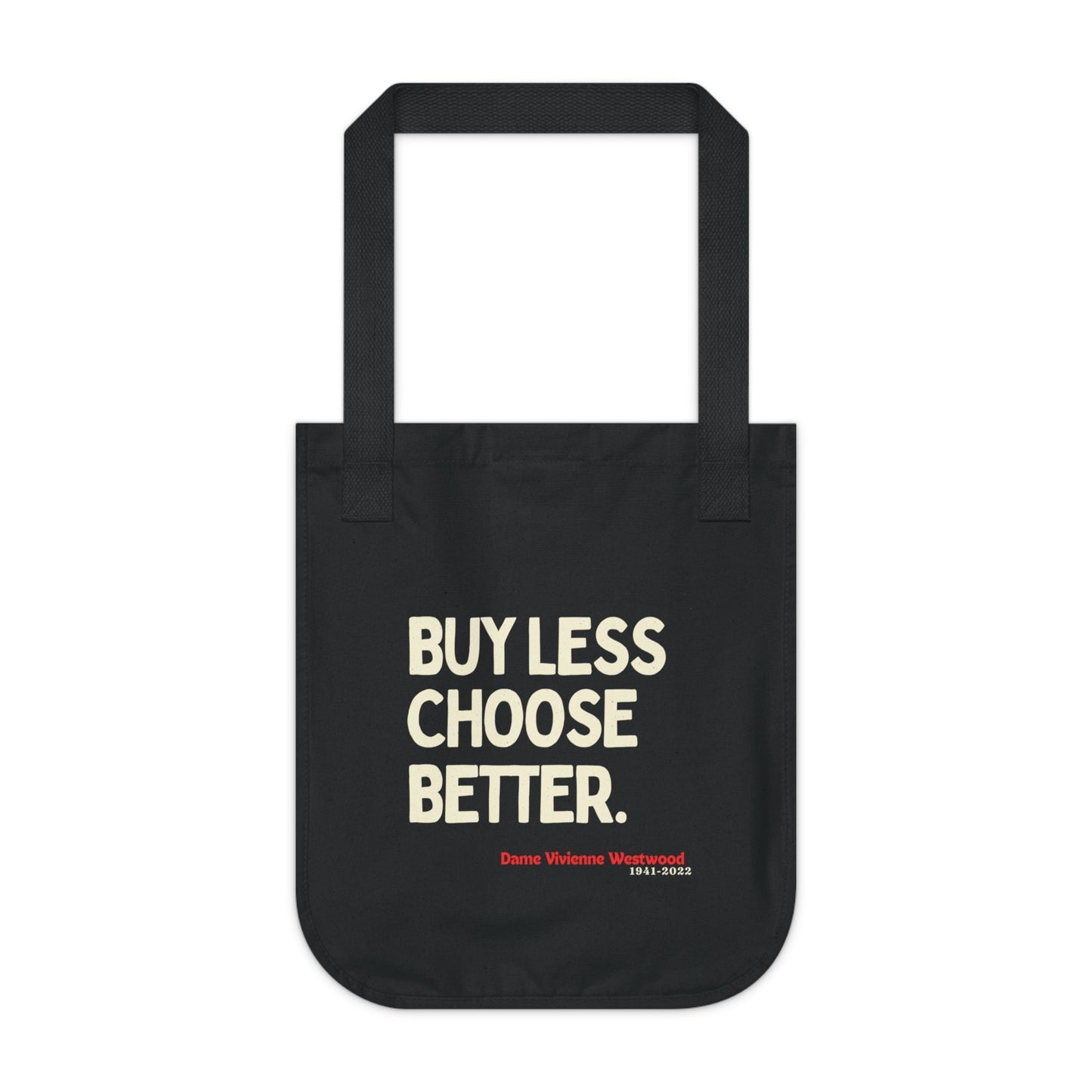 Vivienne Westwood Inspired Organic Canvas Tote Bag - Eco-Friendly Fashion