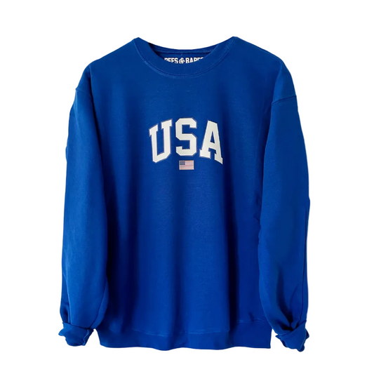 USA FLAG ♡ adult printed sweatshirt