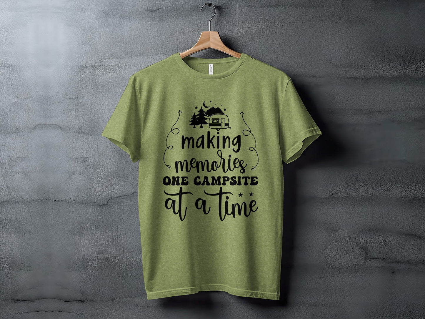 Making Memories One Campsite At A Time Camping T-Shirt