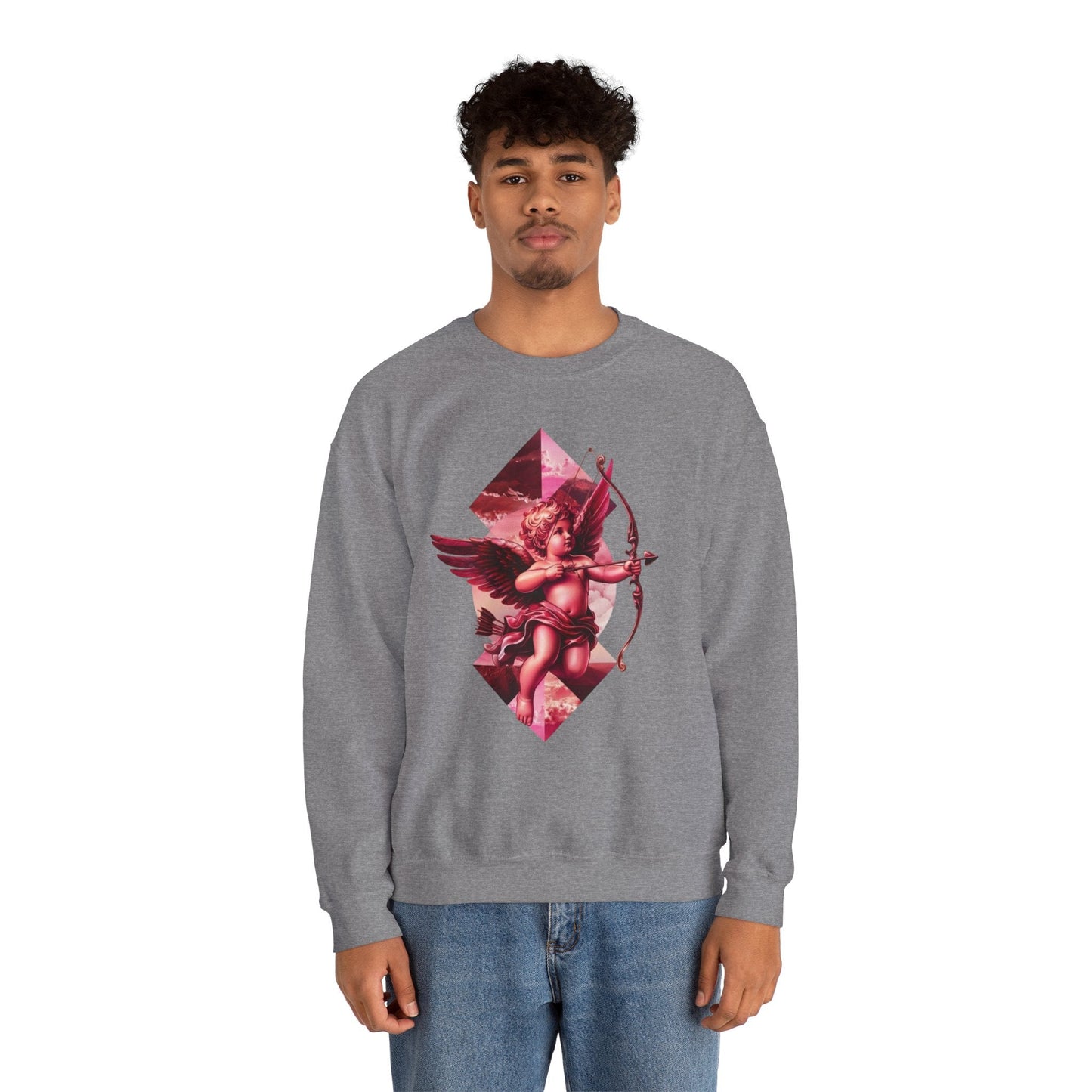 Cupid's Bow + Arrow - Love, Infiniti Unisex Crewneck Sweater