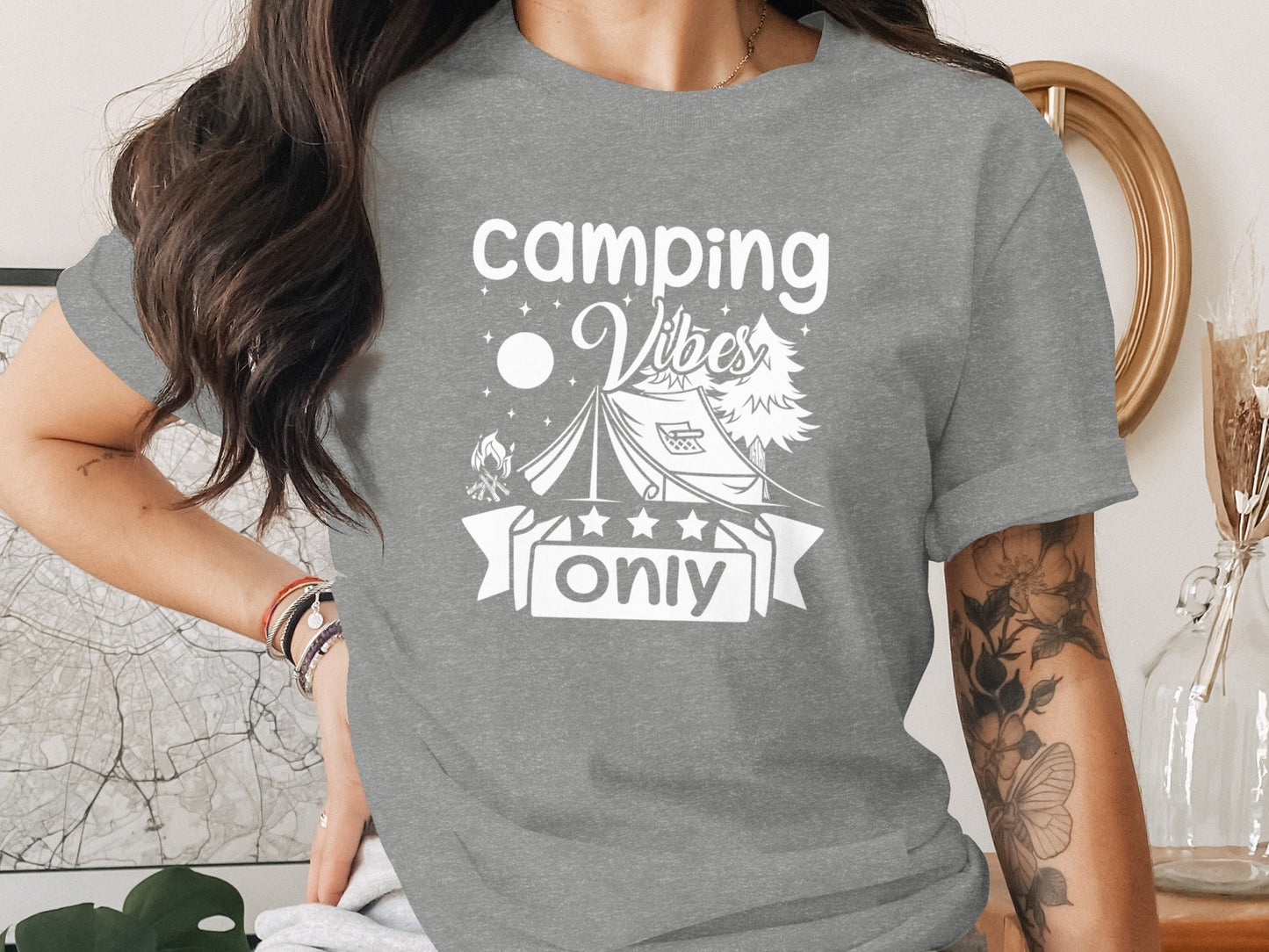Camping Vibes Only Night Under the Stars T-Shirt