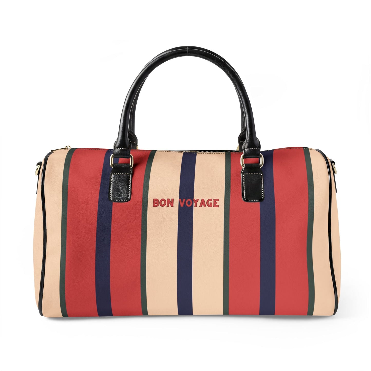 Chic Leather Travel Bag — Bon Voyage