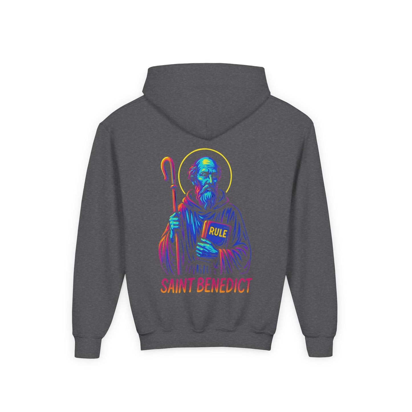 St. Benedict | Kids Catholic Hoodie | Ora et Labora