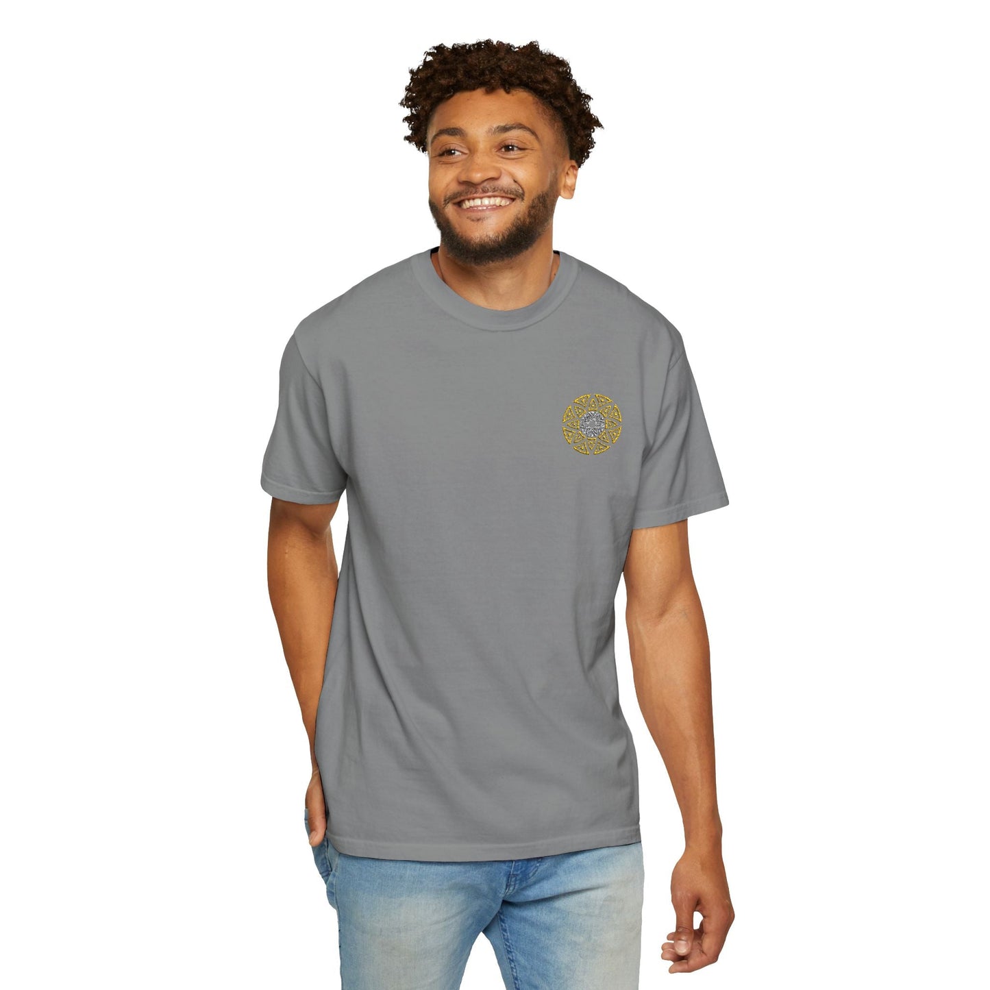 Ethereal Azteca Embroidered Logo T-Shirt