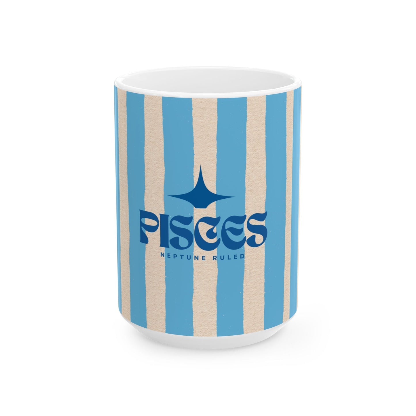 Astrological Wheel PISCES Mug, Whimsical design