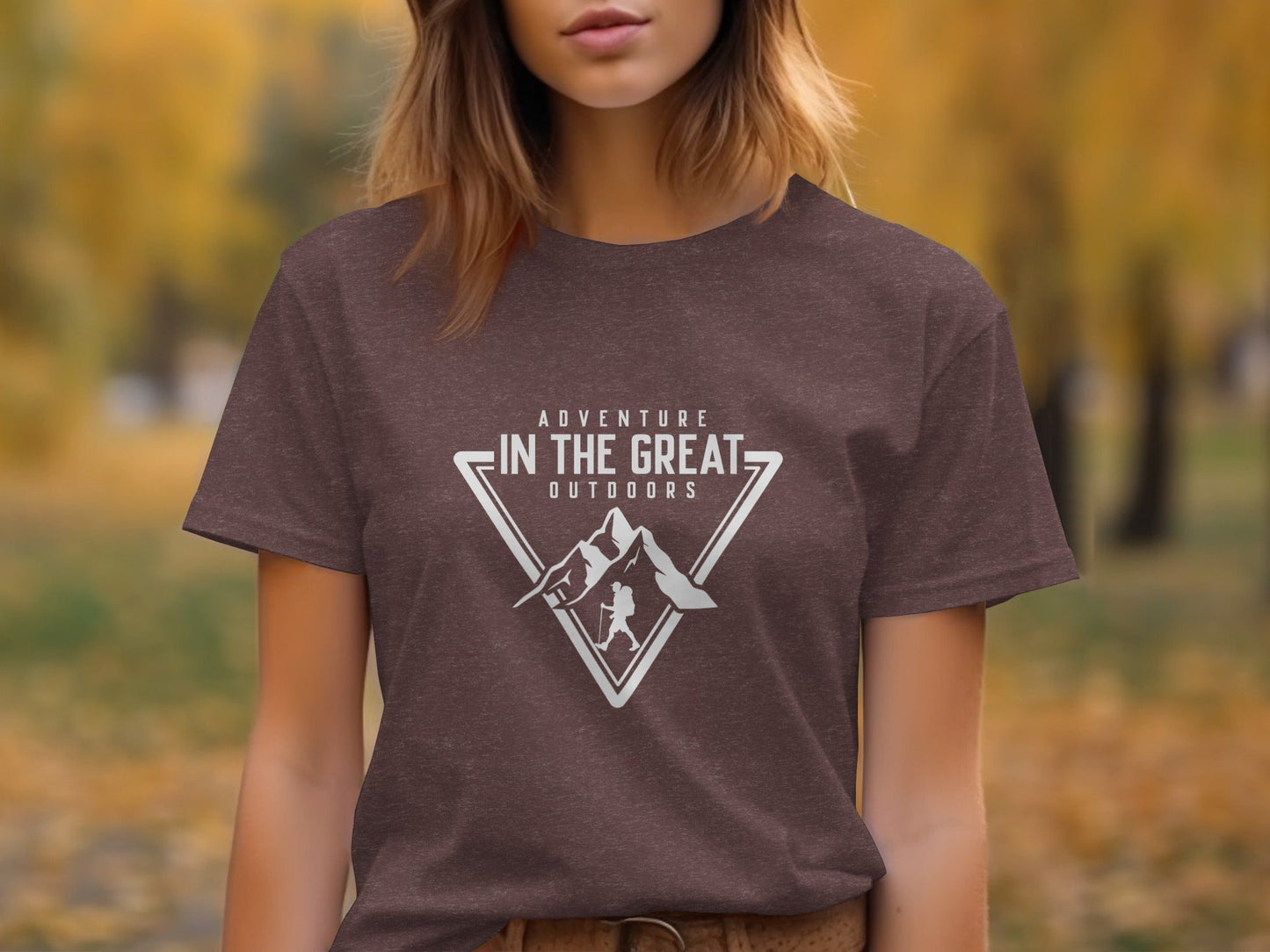 Adventure In The Great Outdoors Mountains T-Shirt