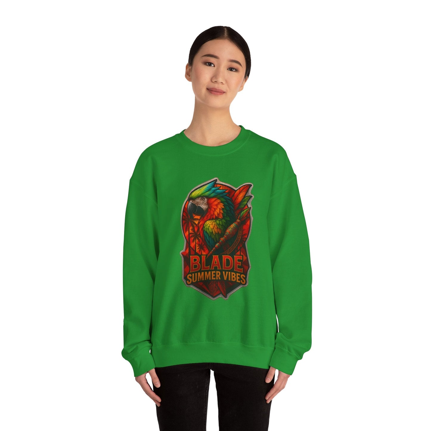 Aztec Parrot Unisex Crewneck Sweater