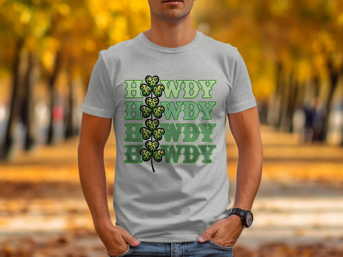 Howdy St Patricks Day T Shirts, Leopard Print Shamrock T Shirts, Funny Irish T Shirts, Lucky Clover Shirt, St Paddys Day Tees