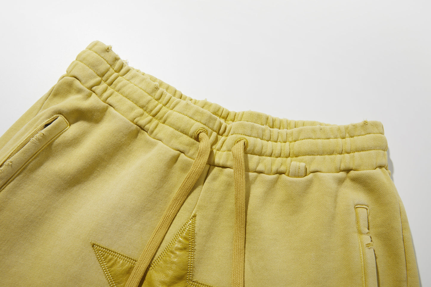 Star Leather Sweatpants