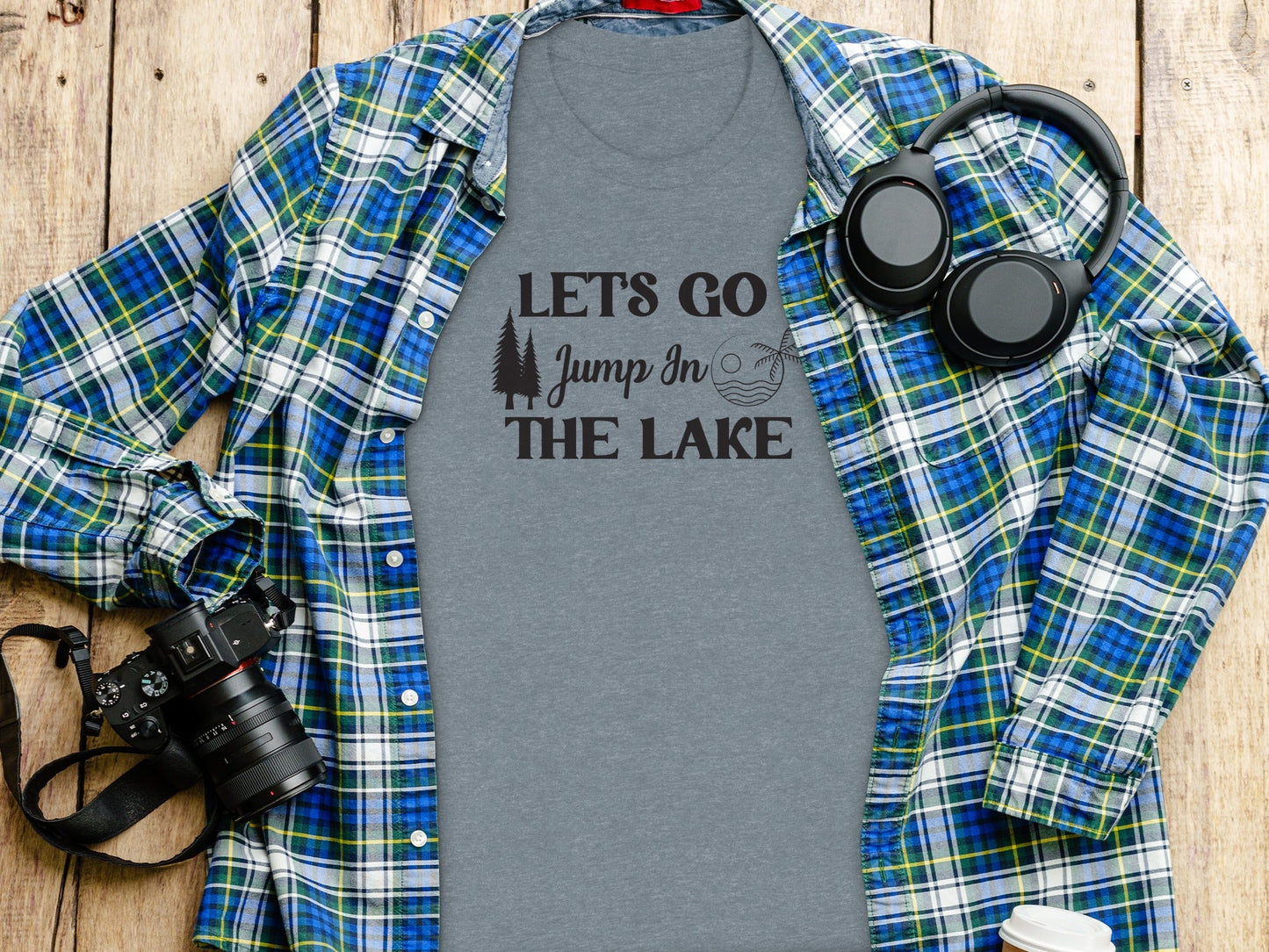 Lets Go Jump In The Lake Outdoors Adventure T-Shirt