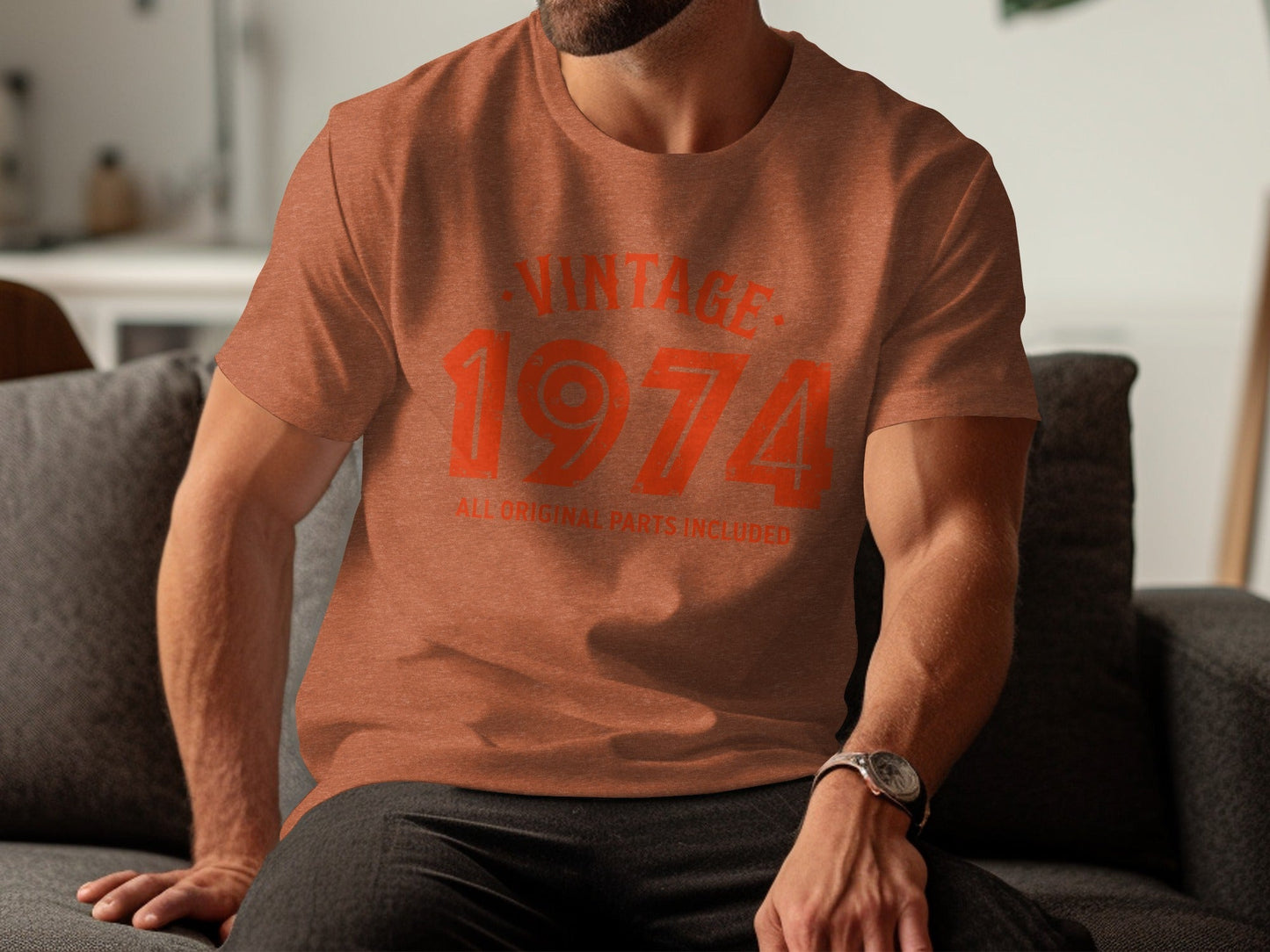 Vintage 1974 All Original Parts Included Birthday T-Shirt