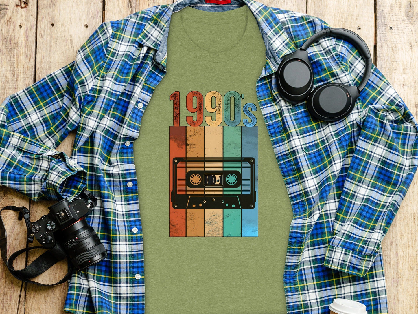 Vintage Cassette Tape with 1990s Design Retro T-Shirt
