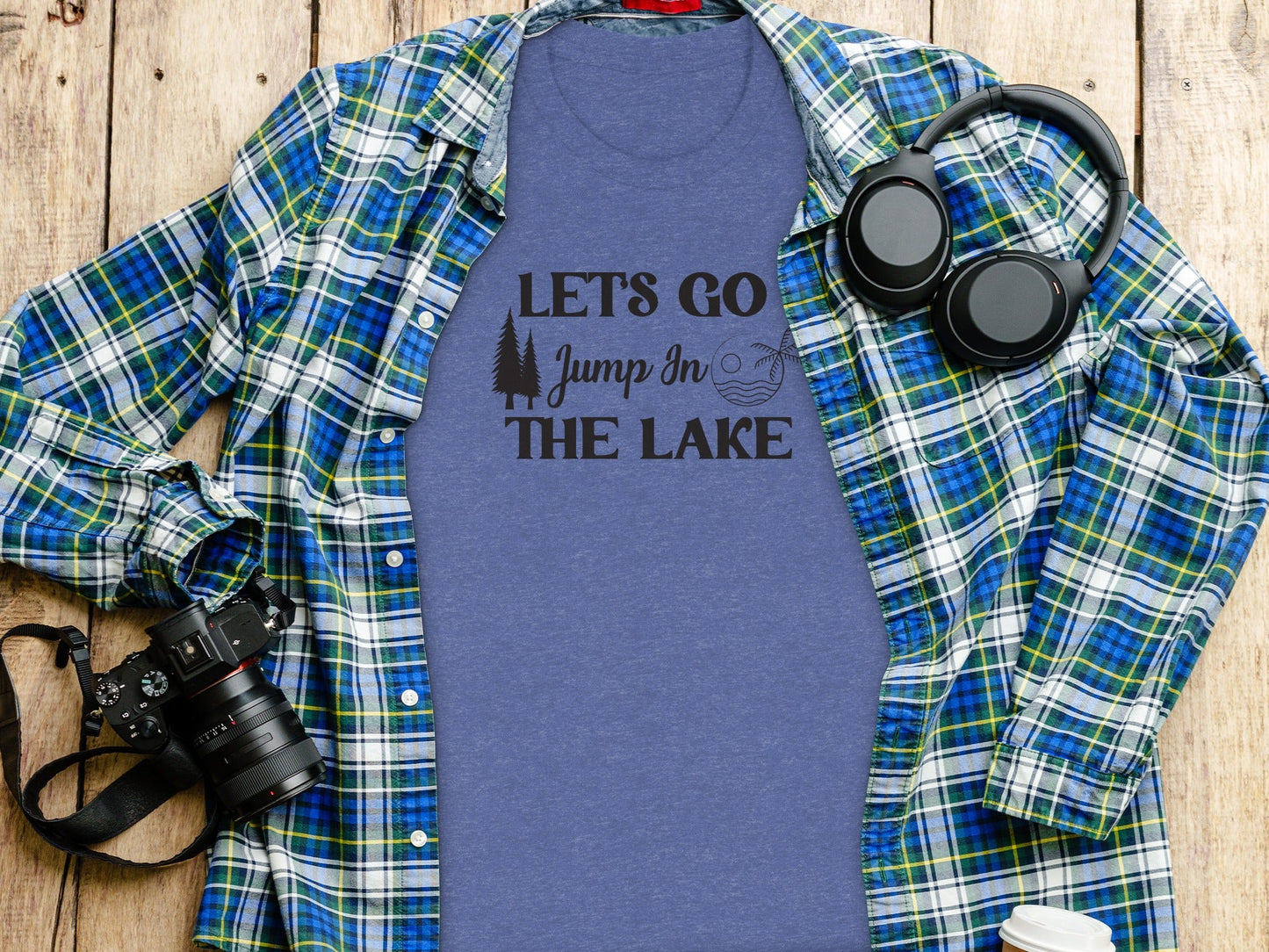 Lets Go Jump In The Lake Outdoors Adventure T-Shirt