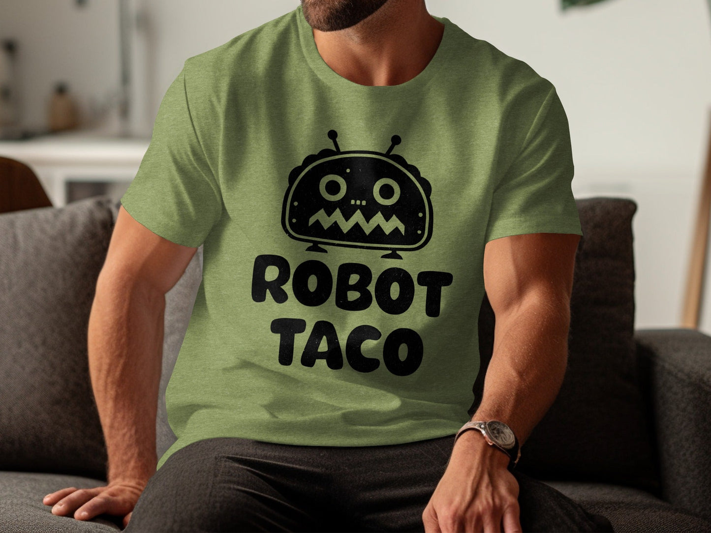 Robot Taco Delicious Digital Design for Food Lovers T-Shirt