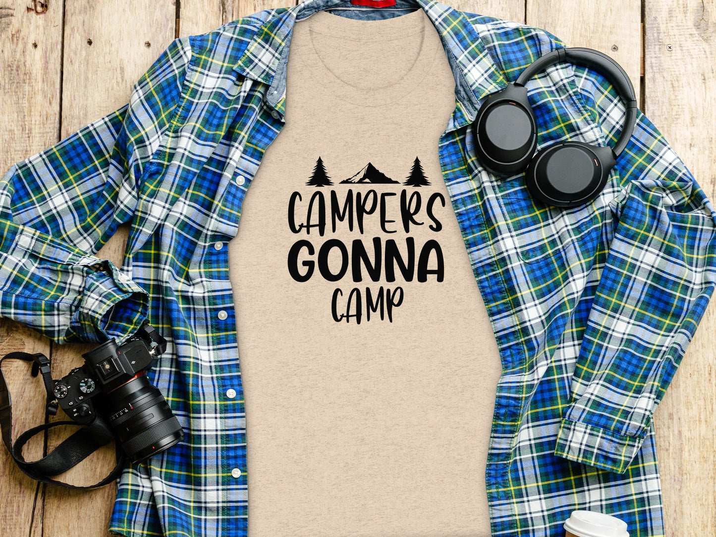Campers Gonna Camp Nature Adventure Camping Trip T-Shirt