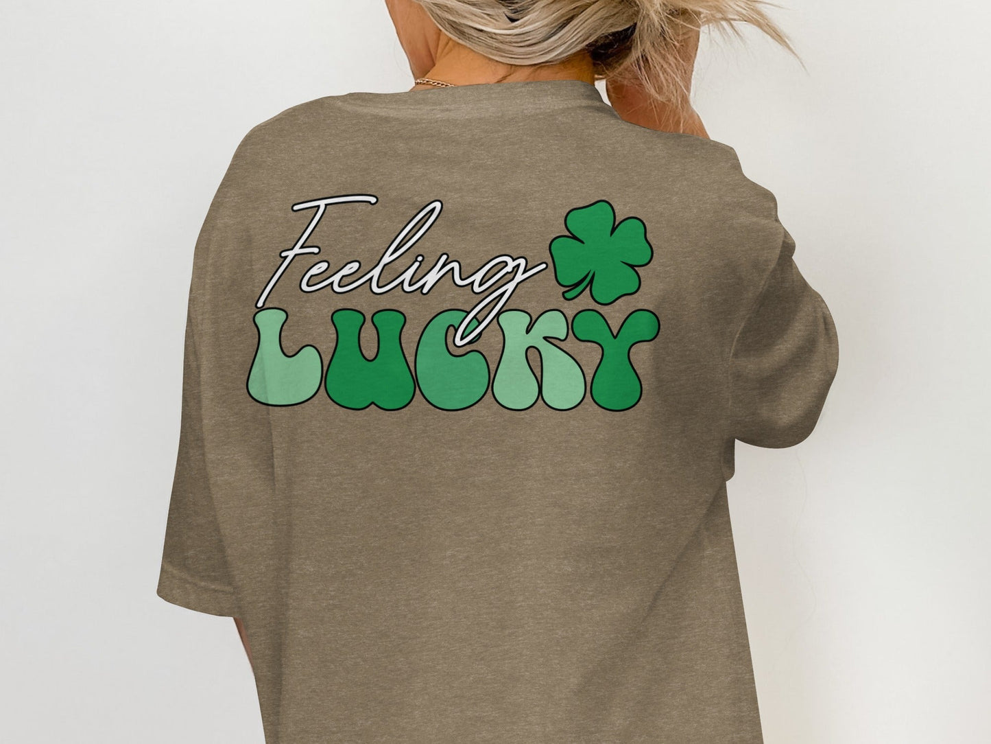 Scrappy Malone's Bar, Irish Pub, Shamrock, Round, Green, Vintage