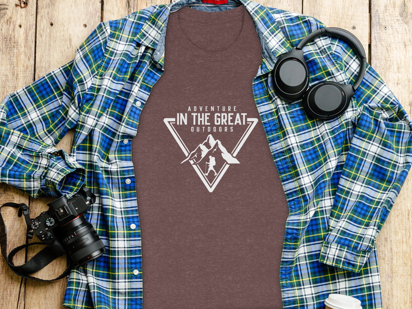 Adventure In The Great Outdoors Mountains T-Shirt