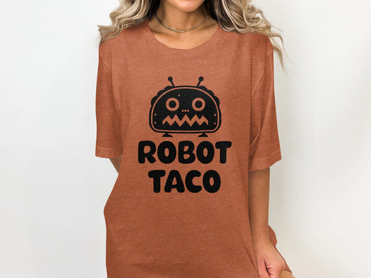 Robot Taco Delicious Digital Design for Food Lovers T-Shirt