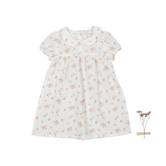 The Dressy Short Sleeve Collar Dress - Seashell