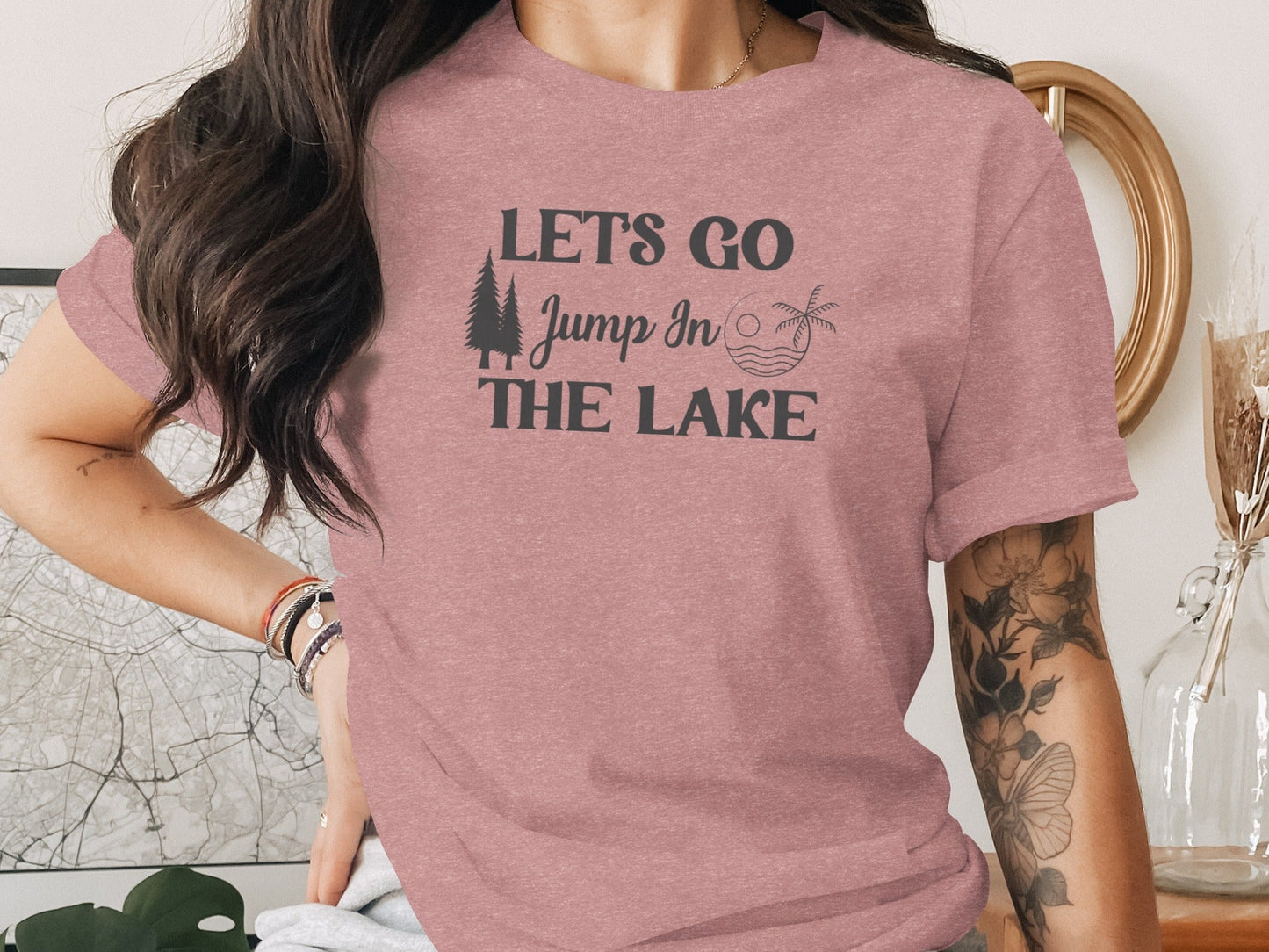 Lets Go Jump In The Lake Outdoors Adventure T-Shirt