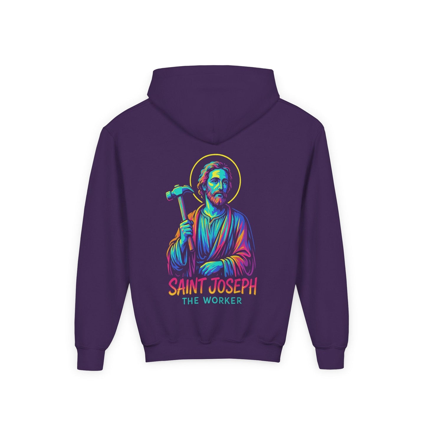 St. Joseph the Worker | Kids Catholic Hoodie | Faith & Grit
