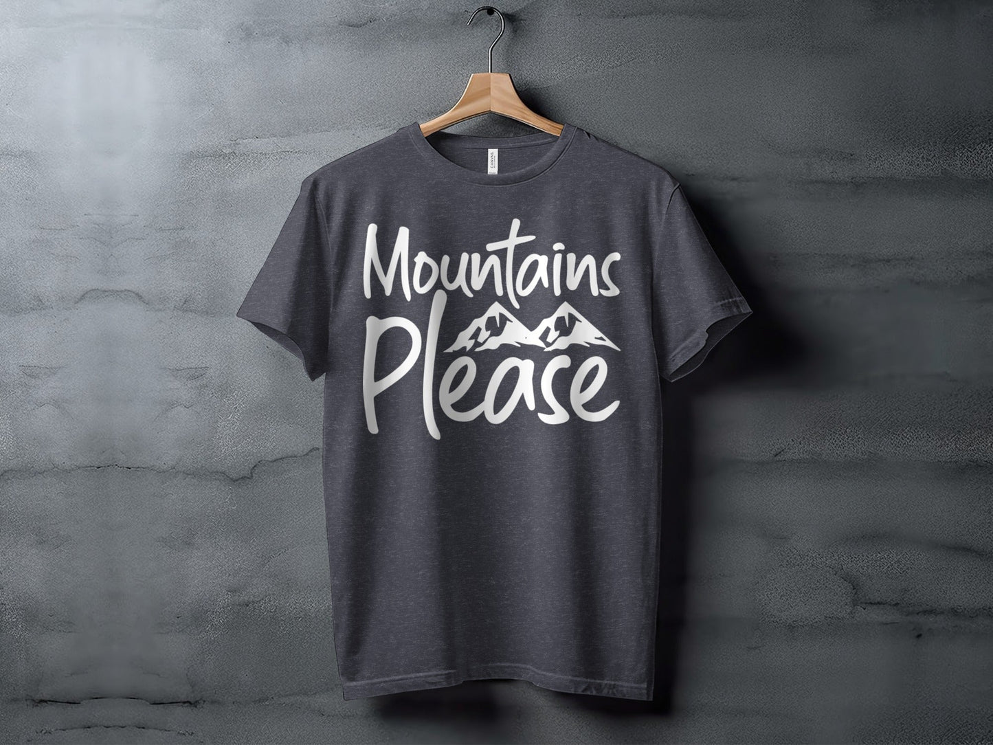 Mountains Please Design Stylish Nature Lover T-Shirt