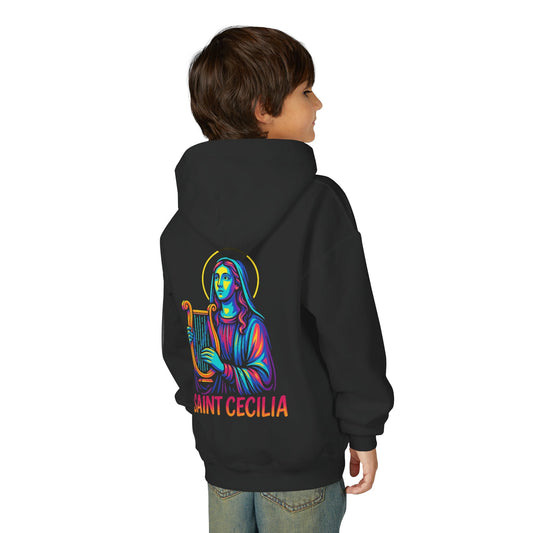 St. Cecilia | Kids Catholic Hoodie | Patron of Music