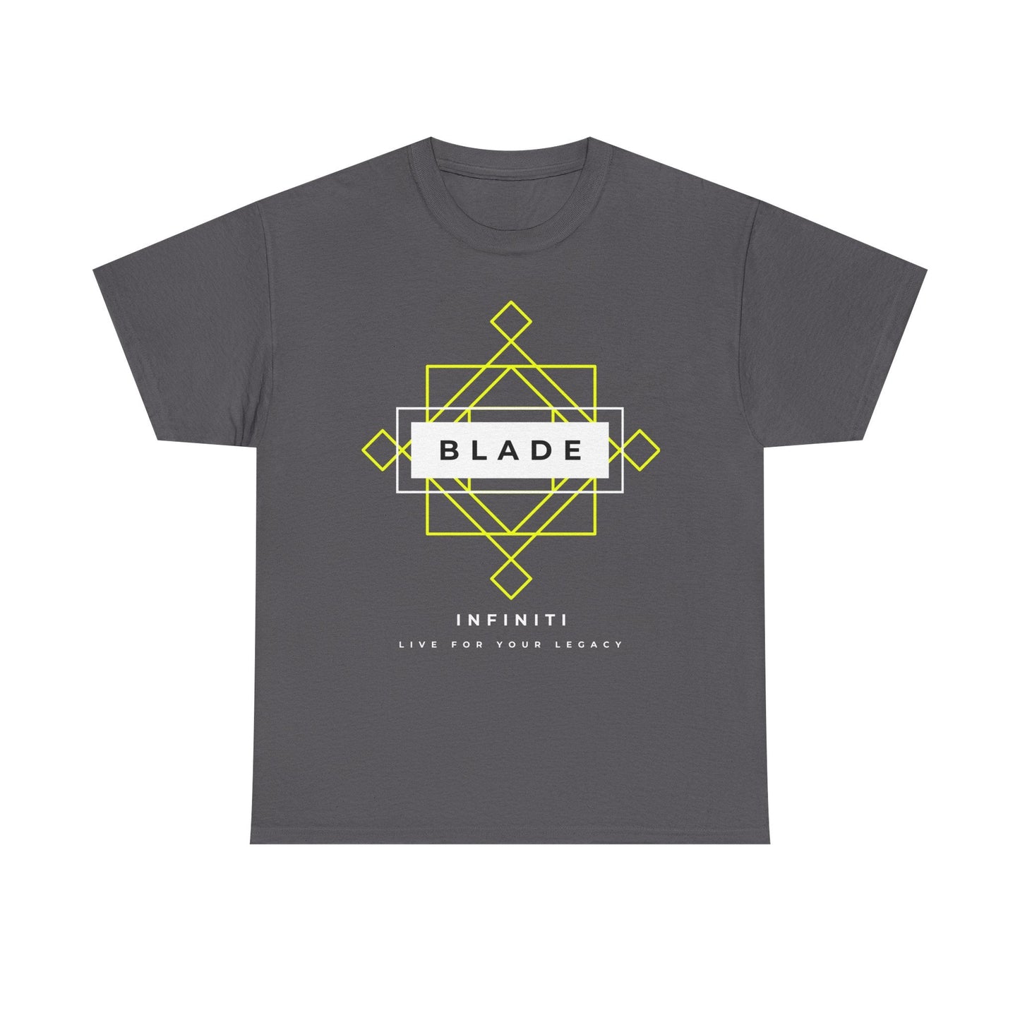 Geometric Infiniti Neon Green/White Ombre T-Shirt