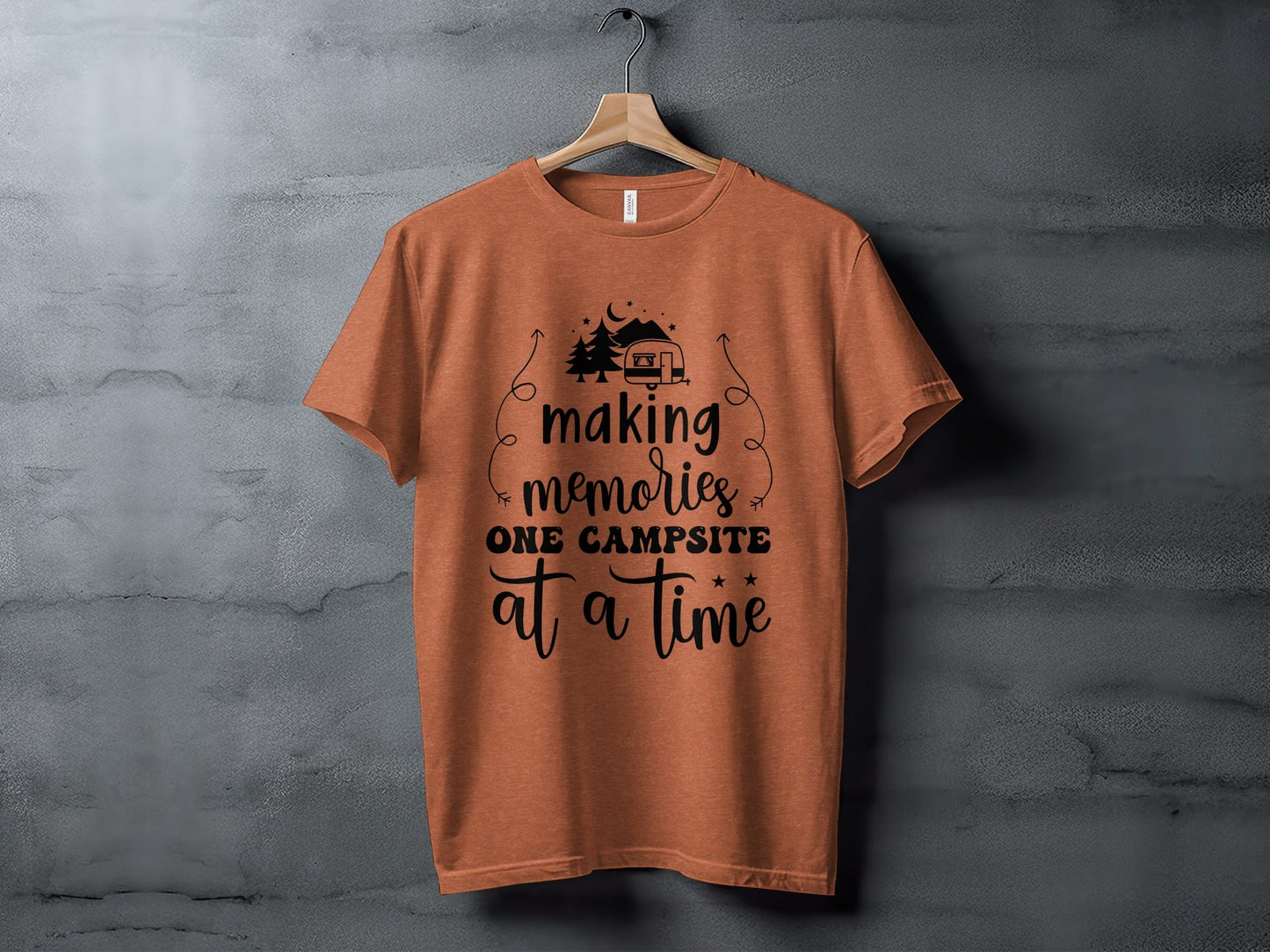Making Memories One Campsite At A Time Camping T-Shirt