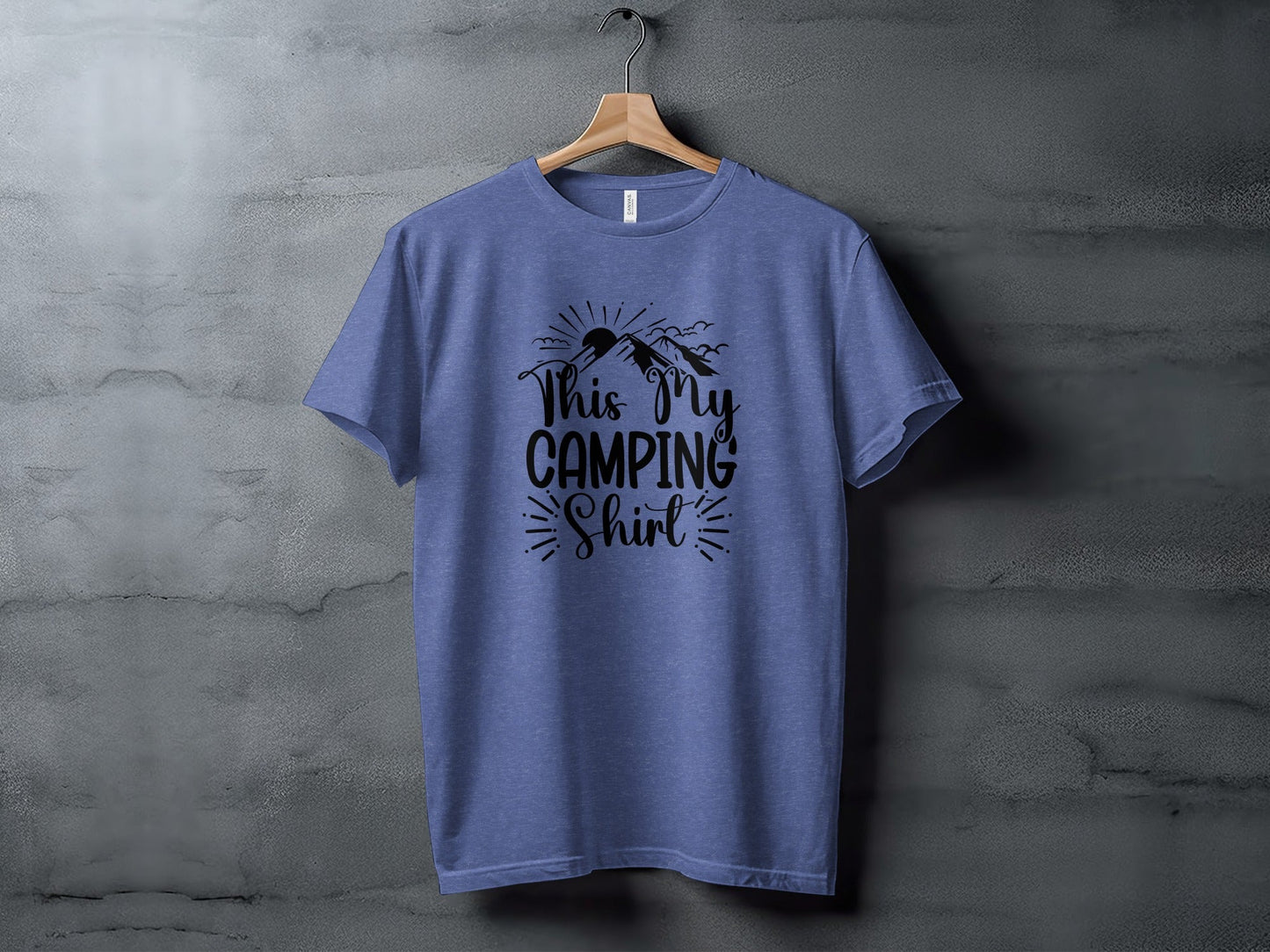 This My Camping Shirt Design Featuring Mountain Graphics T-Shirt