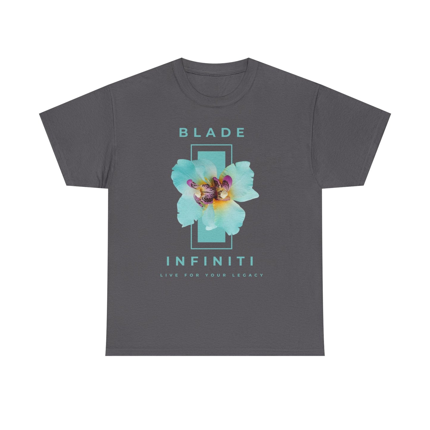Essence of Infiniti Light Aqua Floral T-Shirt