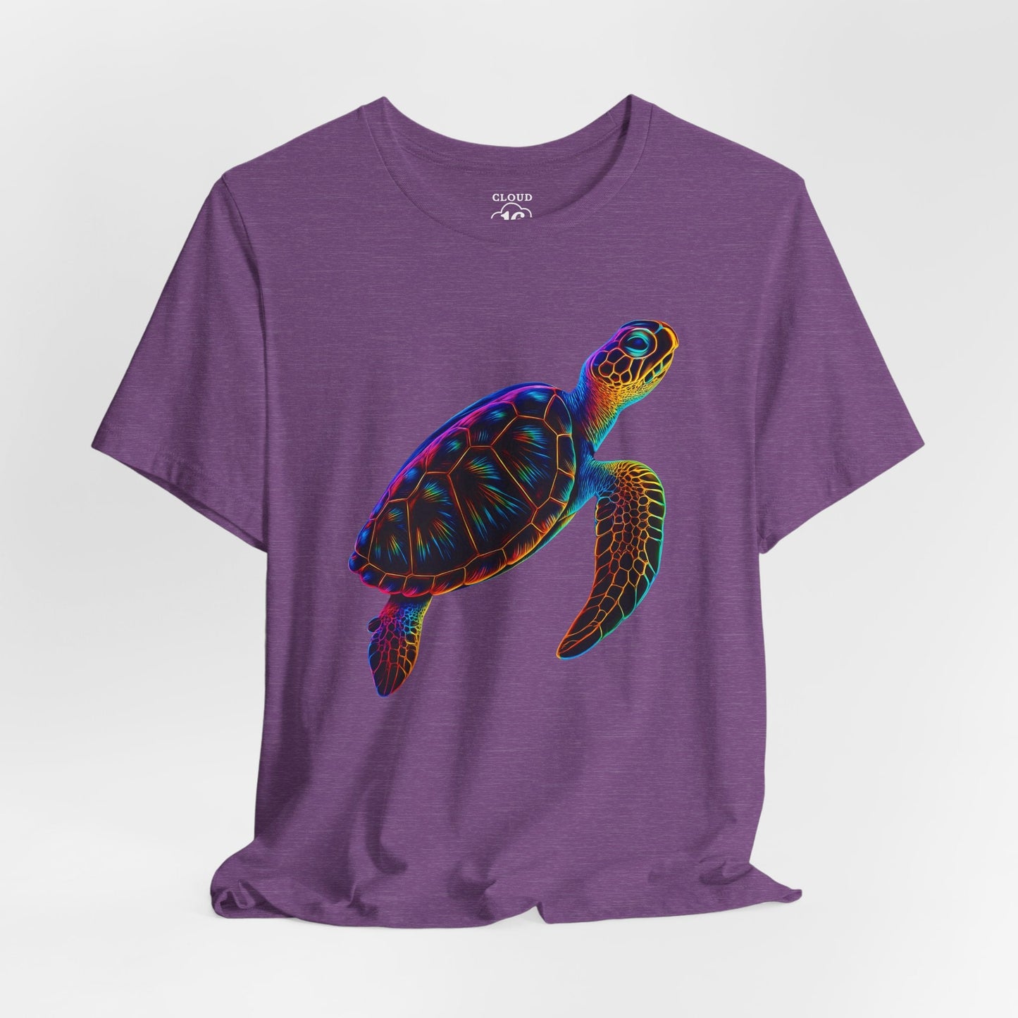 Colorful Turtle T-Shirt - Unisex Ocean Graphic Tee - Eco-Friendly Summer Apparel