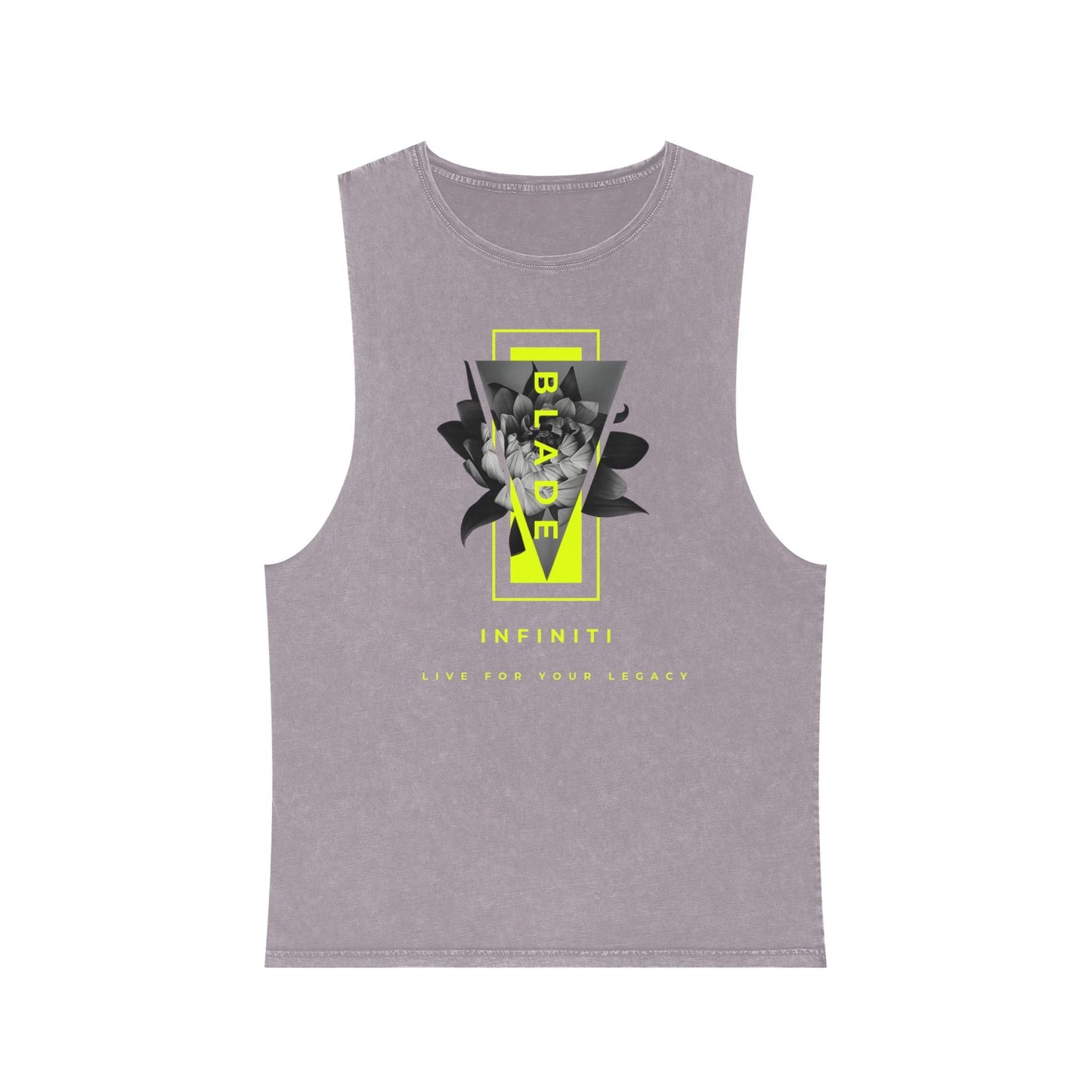 Flora Essence Neon Green Floral Tank Top