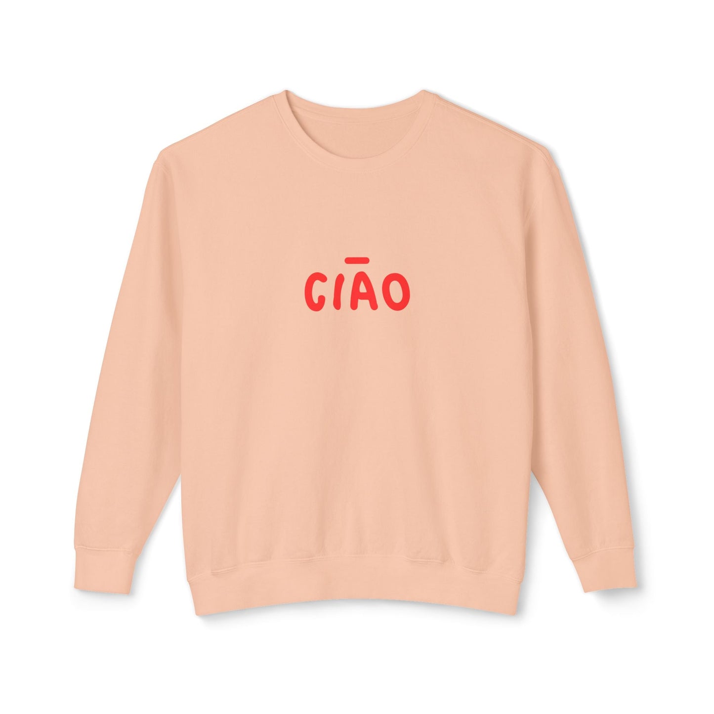 Playful CIAO Crewneck Sweatshirt, Ladies Loungewear
