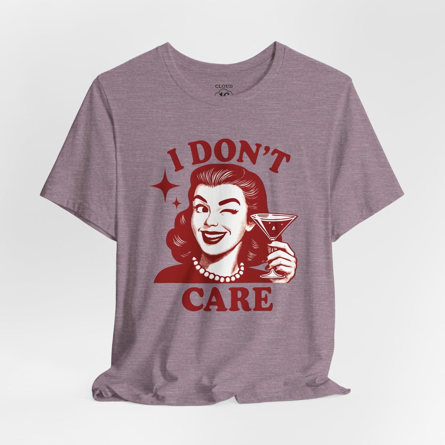 I Don't Care Retro Graphic T-Shirt – Unisex Vintage Style