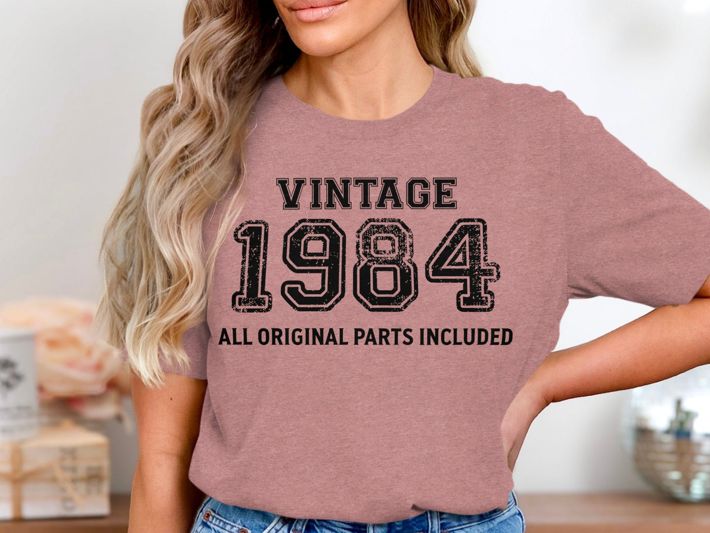 Vintage 1984 All Original Parts Included Birthday T-Shirt